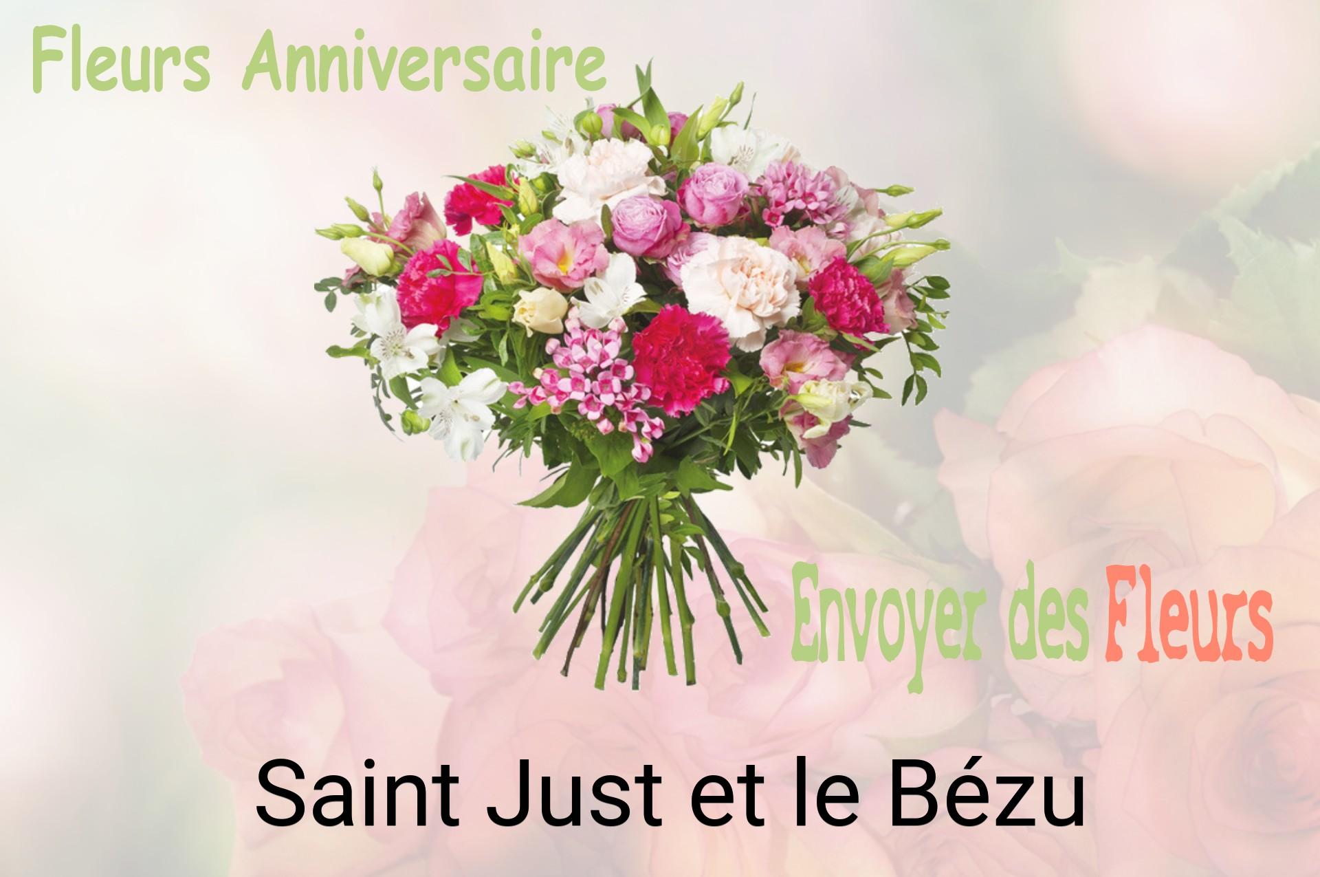 Bouquet de fleurs d’anniversaire livré à Saint-Just-et-le-Bézu
